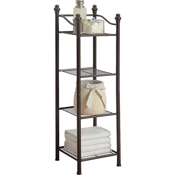 Free Standing Bathroom Shelving You'll Love Wayfair